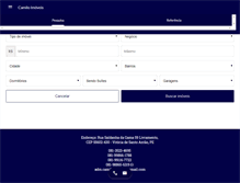 Tablet Screenshot of camiloimoveis.com